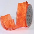 thumbnail image 1 of The Ribbon People Set of 2 Silky Orange Wire Edge Craft Ribbon 1.5" x 88 Yards, 1 of 2