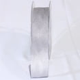 thumbnail image 1 of The Ribbon People Set of 4 Sparkly Silver Taffeta Woven Edge Craft Ribbon 1" x 108 Yards, 1 of 2