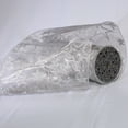 thumbnail image 1 of Sheer Grey Shimmering Super Star Wired Craft Ribbon 9" x 20 Yards, 1 of 2