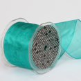 thumbnail image 1 of The Ribbon People Sheer Ice Blue Wired Craft Ribbon 2.375" x 27 Yards, 1 of 3