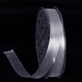 thumbnail image 1 of The Ribbon People Sheer Metallic Silver Contemporary Wired Craft Ribbon 0.50" x 100 Yards, 1 of 2