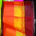 thumbnail image 1 of The Ribbon People Sheer Orange and Red Striped Woven Wired Craft Ribbon 1.5" x 27 Yards, 1 of 2