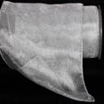 thumbnail image 1 of The Ribbon People Sheer Silver Edge Wired Craft Ribbon 6" x 27 Yards, 1 of 2
