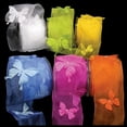 thumbnail image 1 of The Ribbon People Sheer Yellow Butterflies Organza Wired Craft Ribbon 2.75" x 17 Yards, 1 of 2