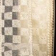 thumbnail image 1 of The Ribbon People Shimmering Ivory Geometric Wire Edged Craft Ribbon 4" x 20 Yards, 1 of 2
