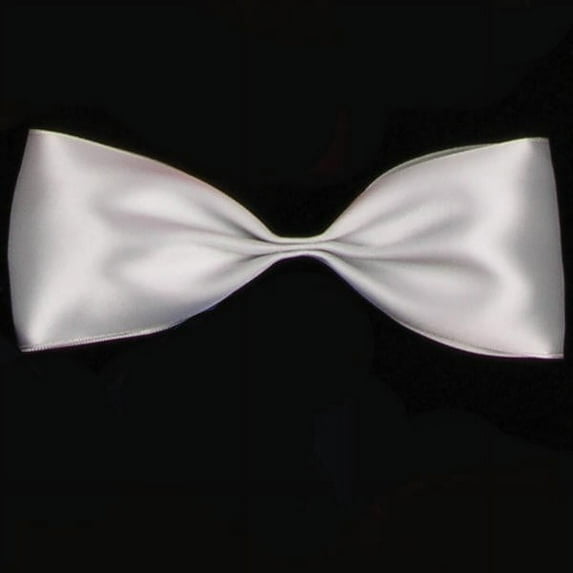 The Ribbon People Silver Double Face Craft Ribbon 0.25" x 108 Yards