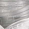 thumbnail image 1 of The Ribbon People Silver Metallic Music Notes French Wired Craft Ribbon 1" x 27 Yards, 1 of 2