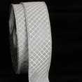thumbnail image 1 of The Ribbon People Silver Piazza Printed Wired Craft Ribbon 1.5" x 80 Yards, 1 of 2