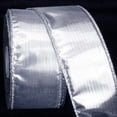 thumbnail image 1 of The Ribbon People Silver Solid Wire Edged Craft Ribbon 2" x 80 Yards, 1 of 2