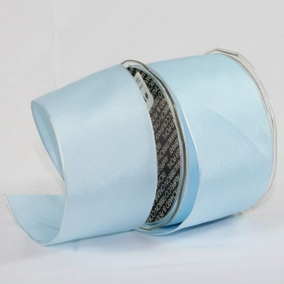 The Ribbon People Sky Blue Solid Wired Craft Ribbon 2.5" x 27 Yards