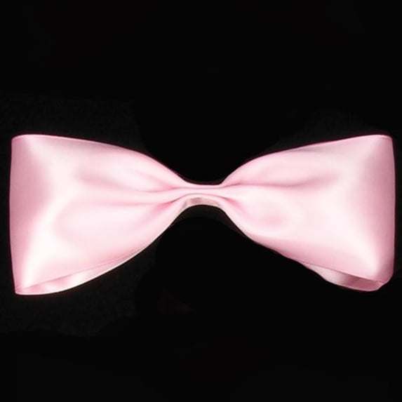The Ribbon People Soft Pink Double Face Satin Contemporary Craft Ribbon 2.5" x 27 Yards