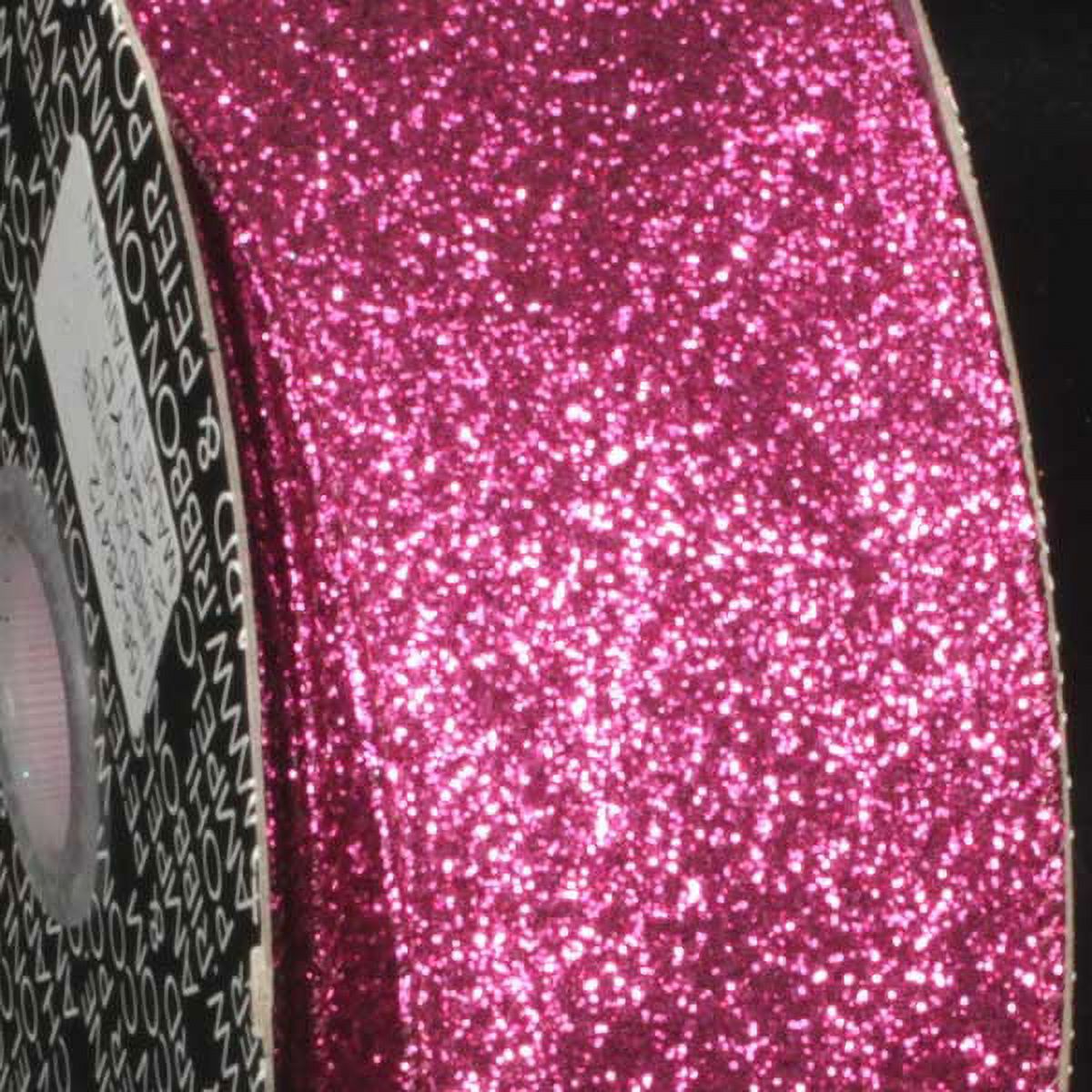 FREE SHIPPING 10 Yards 1.5 Pink Glitter Ribbon Spring Ribbon 