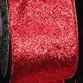 thumbnail image 1 of The Ribbon People Sparkling Red Glitter Wired Craft Ribbon 3" x 40 Yards, 1 of 2