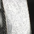 thumbnail image 1 of Premium Sparkling Silver Wired Glitter Craft Ribbon 2" x 40 Yards, 1 of 2