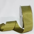 thumbnail image 1 of The Ribbon People Sparkly Green Taffeta Woven Edge Craft Ribbon 1.5" x 54 Yards, 1 of 2