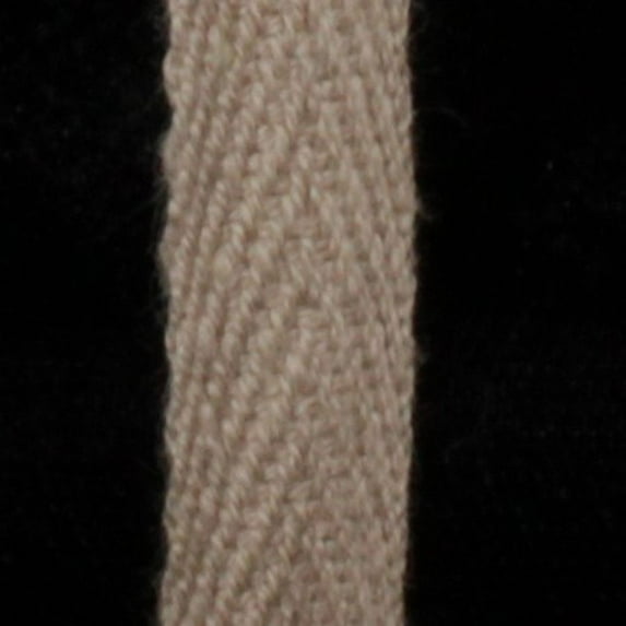 The Ribbon People Tan Natural Cotton Twill Craft Ribbon 9.5mm x 120 Yards
