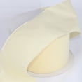 thumbnail image 1 of The Ribbon People Velvet Creamy Ivory Wired Craft Ribbon 5" x 50 Yards, 1 of 3