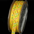 thumbnail image 1 of The Ribbon People Vibrant Yellow Inga Bones Grosgrain Craft Ribbon 3/8" x 54 Yards, 1 of 2