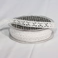thumbnail image 1 of The Ribbon People White Contemporary Floral Lace Craft Ribbon 0.5" x 64 Yards, 1 of 2