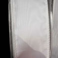 thumbnail image 1 of The Ribbon People White Solid Moire Wired Craft Ribbon 1.5" x 80 Yards, 1 of 2