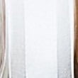 The Ribbon People White Striped Organdy Margaritte Craft Ribbon 1" x 60 Yards