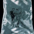 thumbnail image 1 of The Ribbon People White and Black Bridal Satin Silk Wired Craft Ribbon 3" x 27 Yards, 1 of 2