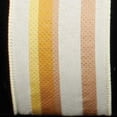 thumbnail image 1 of The Ribbon People White and Brown Wired Craft Ribbon with Stripes 2.5" x 20 Yards, 1 of 2
