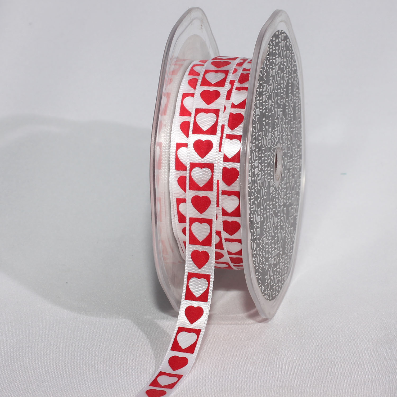 100 Yards 3/8 Inch Valentine Ribbon Wired Blue Heart Print Ribbon...