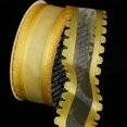 thumbnail image 1 of The Ribbon People Yellow Floral Edge Wired Craft Ribbon 1.5" x 80 Yards, 1 of 2