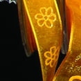 thumbnail image 1 of The Ribbon People Yellow Floral Wire Edged Craft Ribbon 0.5" x 54 Yards, 1 of 1