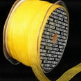 thumbnail image 1 of The Ribbon People Yellow Narrow Organdy Craft Ribbon 16mm x 100 Yards, 1 of 1