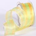 thumbnail image 1 of The Ribbon People Yellow and Green Spring Plaid Wired Craft Ribbon 1.5" x 27 Yards, 1 of 1