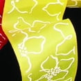 thumbnail image 1 of The Ribbon People Yellow and White Floral Print Wired Craft Ribbon 1.5" x 27 Yards, 1 of 1