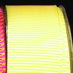 The Ribbon People Yellow and White Striped Wire Edged Craft Ribbon 1.5" x 27 Yards