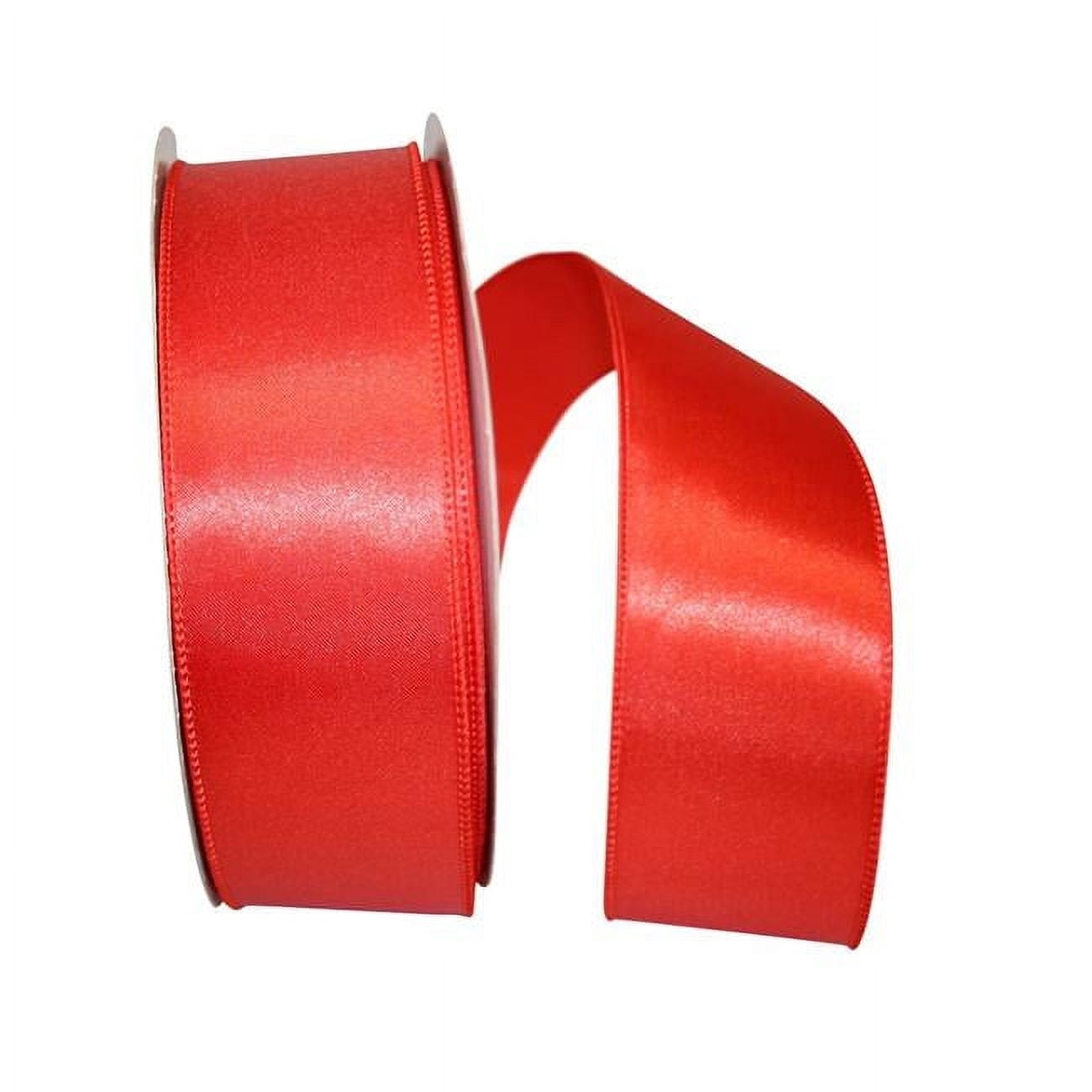 The Ribbon Roll - T92575W-049-40K, Satin Value Wired Edge Ribbon, Rust ...
