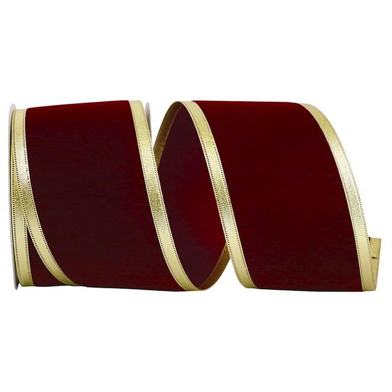 The Ribbon Roll - T99800W-090-10H, Ribbon - Velvet Dynasty Wired Edge ...