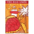 thumbnail image 1 of The Rice State South Carolina Red Orange 19 x 13 Polyester Small House Flag, 1 of 1