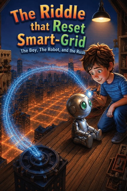 The Riddle that Reset Smart-Grid: The Boy, The Robot and the Rush, (Paperback)