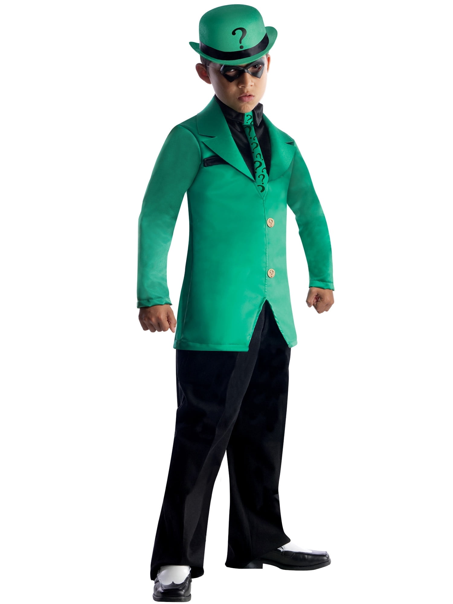 DC Comics The Riddler Costume for Kids by Rubies, Boys Medium - Walmart.com