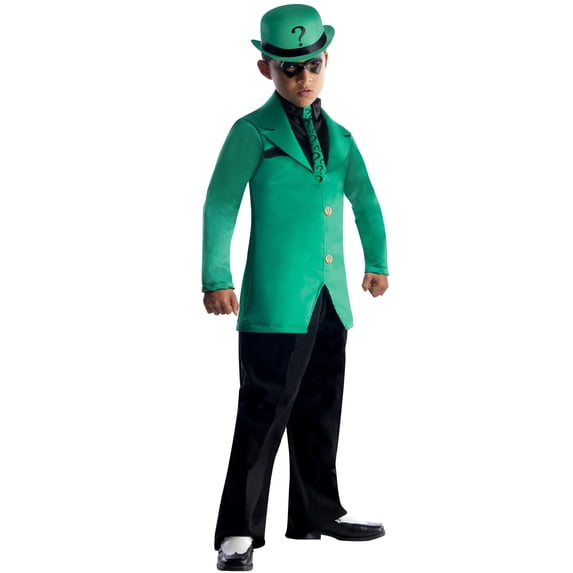 DC Comics The Riddler Costume for Kids by Rubies, Boys Medium
