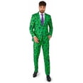 thumbnail image 1 of Suitmeister Men's Suits The Riddler - XL Green, 1 of 6