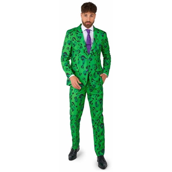 Suitmeister Men's Suits The Riddler - XL Green