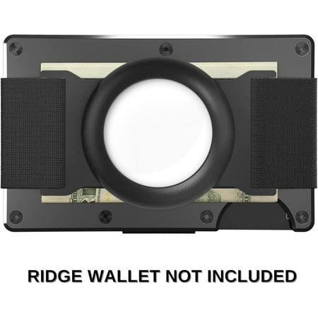 The Ridge Wallet - Airtag Cash Strap - Black