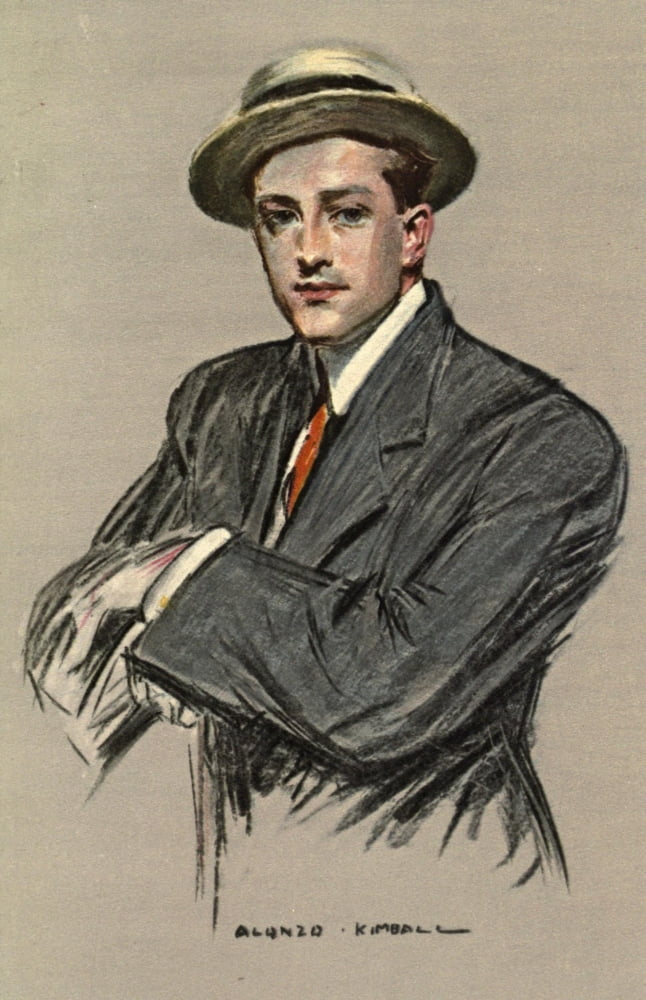 The Right Man c1908 Man Canvas Art - Alonzo Kimball (18 x 24)