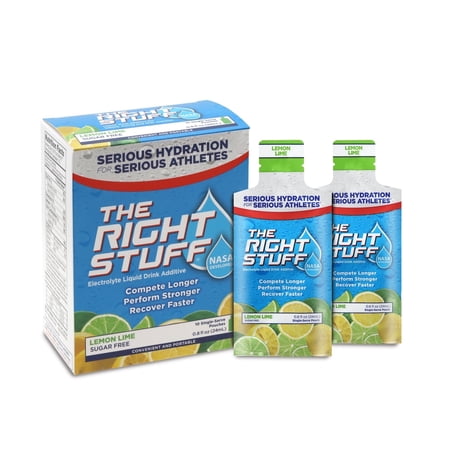 The Right Stuff Electrolyte Drink additive - Retail 10-Pouch Box - Lemon Lime