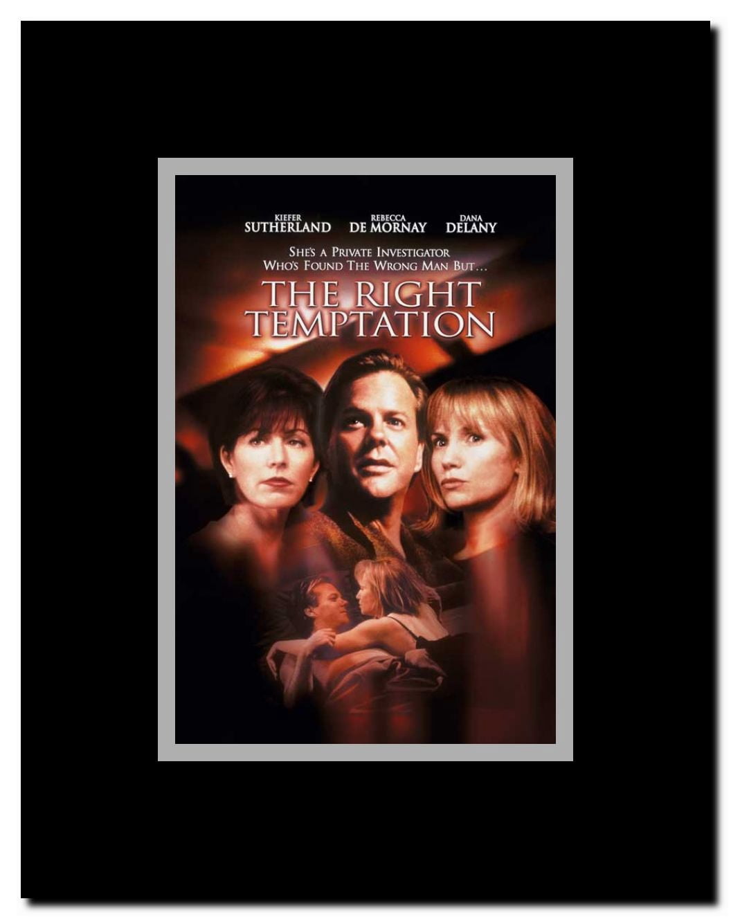 The Right Temptation Framed Movie Poster