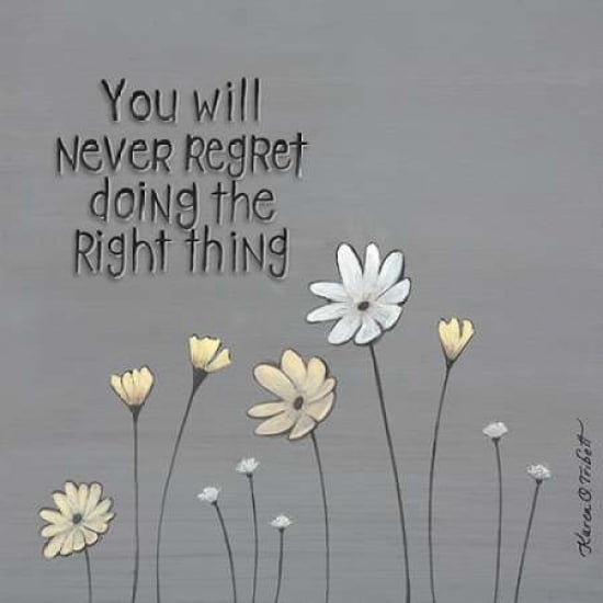The Right Thing Canvas Art - Karen Tribbet (24 x 24)