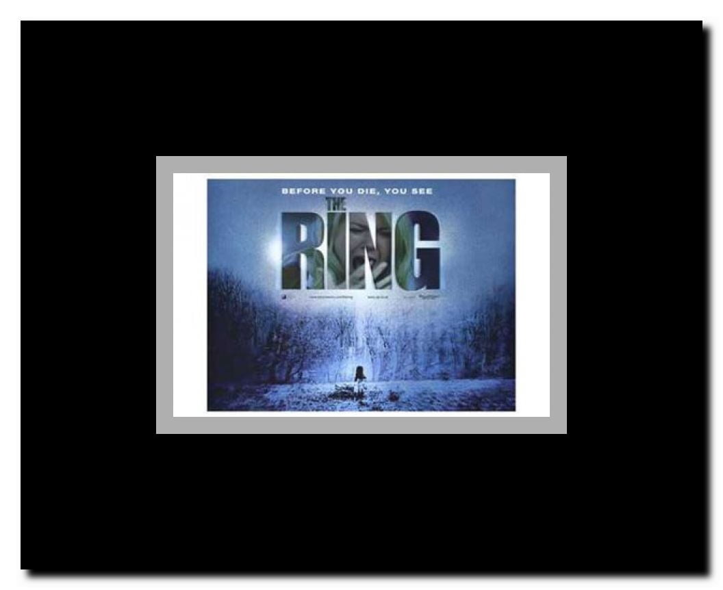 The Ring Framed Movie Poster