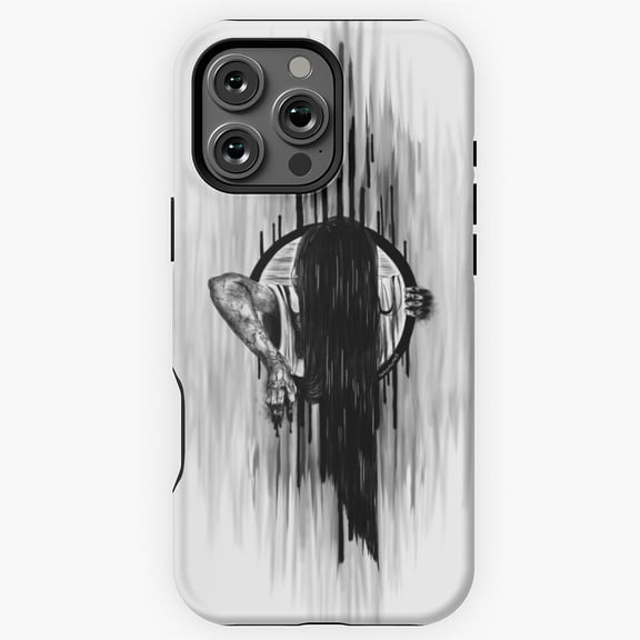 The Ring Light Version Horror Art Phone Case for iPhone 16 15 14 13 12 11 Pro Max M5901239