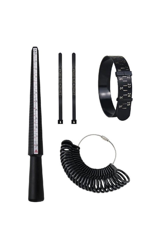 The Ring Size Measurement Tool Set Includes Ring Size Meter Ring Core Jewelry